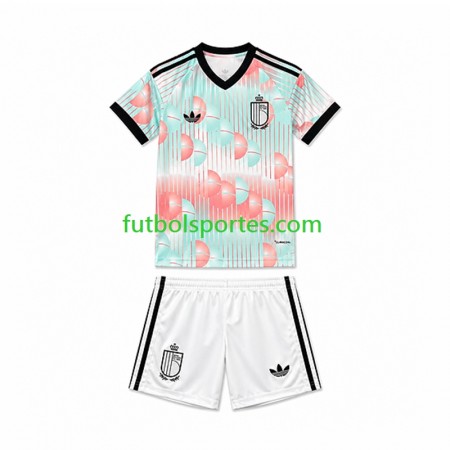 Camiseta Bélgica Niño Segunda Equipación Copa Mundo 2026 Camiseta Bélgica Niño Segunda Equipación Copa Mundo 2026